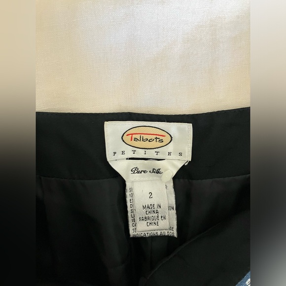 Pure Silk Pleated Trousers - Picture 4 of 5